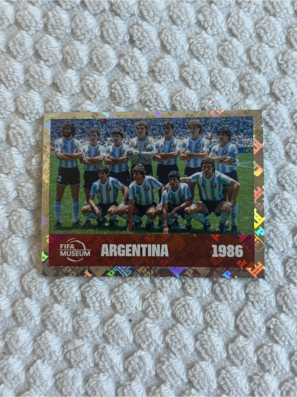 Panini FIFA World Cup 2026 Argentina 1986 Team Picture Soccer Sticker